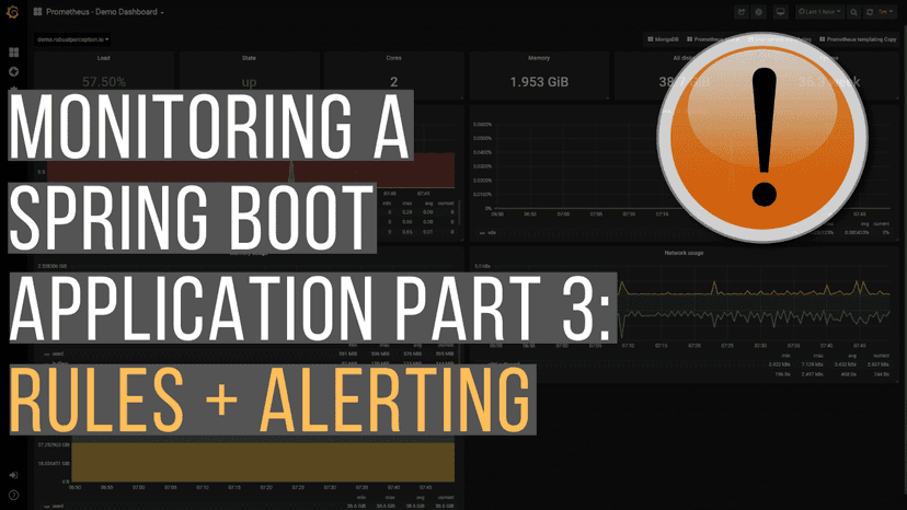Monitoring A Spring Boot Application, Part 3: Rules & Alerting